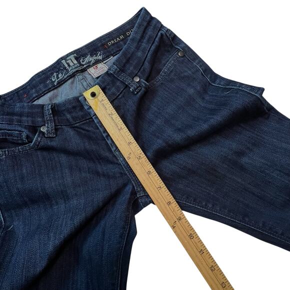 IT Bootcut Jeans Size 25 Dream Diva Dark Wash Low Rise Flare - Picture 6 of 11